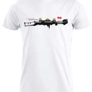 Solothurner T-Shirt <BR> Weissenstein  <BR> "Die drü höuschte mit Silhouette"